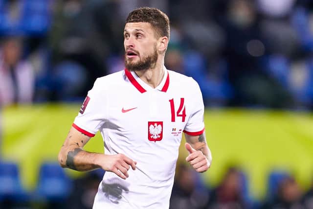 BUSY NIGHT: Leeds United's Poland international midfielder Mateusz Klich, above, is one of three Whites players in line for Wednesday evening Nations League action. Photo by Pedro Salado/Quality Sport Images/Getty Images.