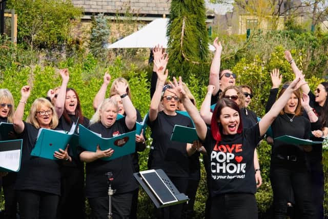 Love Pop Choir will be singing their hearts out with American popstar Barry Manilow on 25 June. Photo: Love Pop Choir