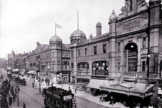 The Empire Palace Theatre pictured circa 1903.