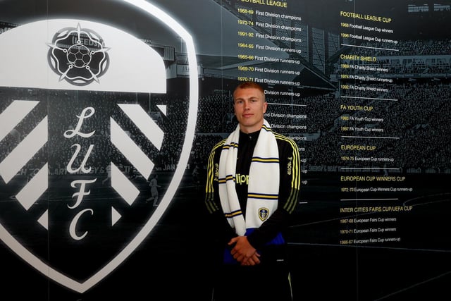 NEW FACE: Rasmus Kristensen signs for the Whites (Image: Leeds United)