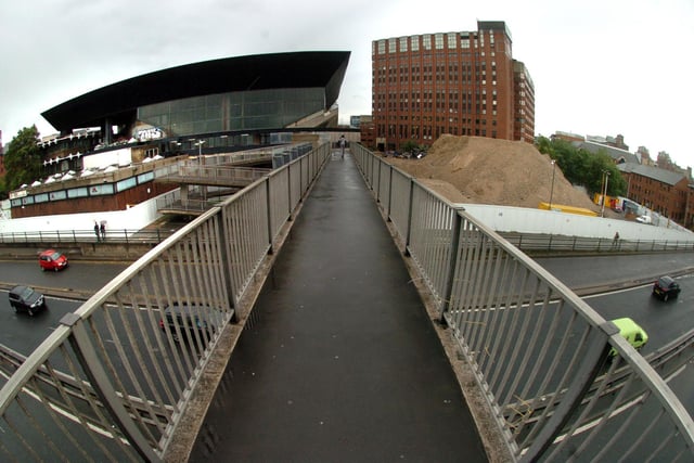When The Leeds International Pool was part of the cityscape. It was demolished in 2010.