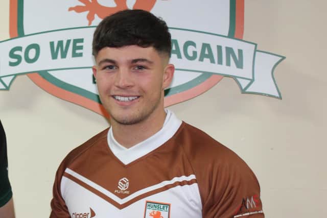 Hunslet's Dave Gibbons is set to feature for Rhinos' reserves. Picture by Hunslet RLFC.