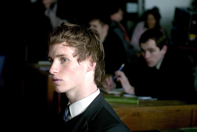 The former High Royds Hospital at Menston was used as a filming location for the movie thriller Like Minds. Pictured is actor Eddie Redmayne, who played Alex.