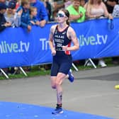 TEAMWORK: Great Britain’s Sian Rainsley, above, and her partner and international team-mate Tom Bishop, who live in Leeds, will be taking part in the World Championship Triathlon Series in the city this weekend. Picture: Andy Chubb.