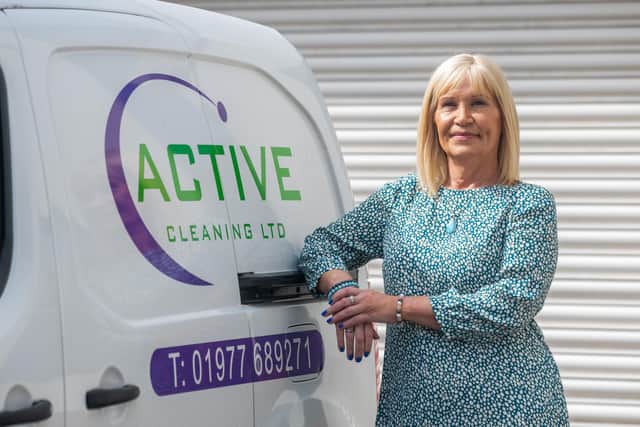 Carolyn Creel, 57, is the founder of Leeds contract cleaning business Active Cleaning - but now works as a psychic medium and spiritual healer (Photo: James Hardisty)