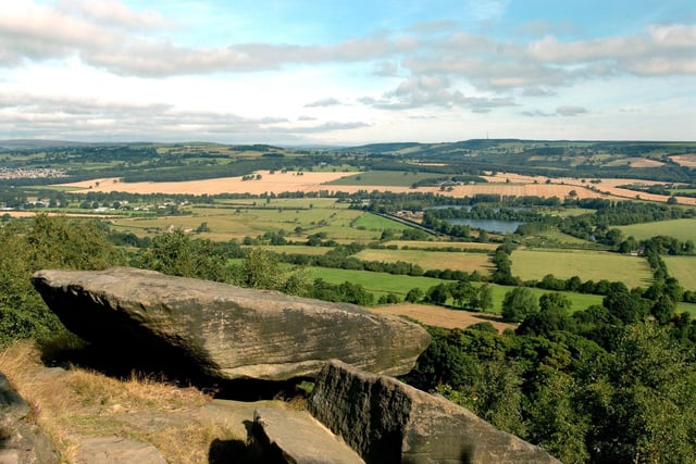 A view from the top of Otley Chevin in August 2005.