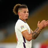 BACK FIT: Leeds United's England international star Kalvin Phillips, pictured in Saturday evening's Nations League clash against Italy at Molineux.
Photo by James Baylis - AMA/Getty Images.