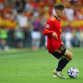 NEW STAR: 17-year-old Spain sensation Gavi looks to work some more magic during Sunday's victory against Nations League visitors Czech Republic in Malaga, a game in which Leeds United's Diego Llorente stayed on the bench.
Photo by Fran Santiago/Getty Images.