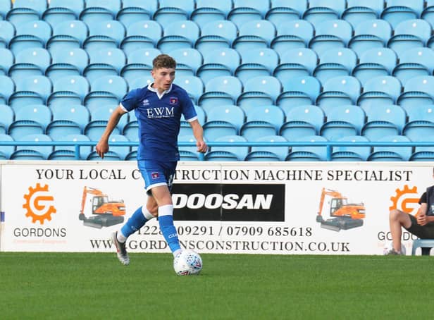 EX BLUE - Josh Galloway joined Leeds United from Carlisle United but struggled to make a breakthrough in his three years at Elland Road. He has now joined Annan Athletic in Scotland. Pic: Barbara Abbott
