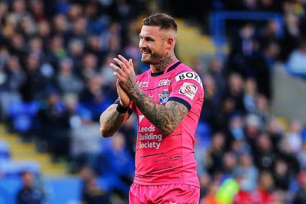Zak Hardaker could still play in the World Cup, if his form for Leeds is 'outstanding'. Picture by Alex Whitehead/SWpix.com.