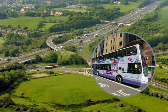 A closure of the M606 in West Yorkshire is causing delays to bus services in Leeds.