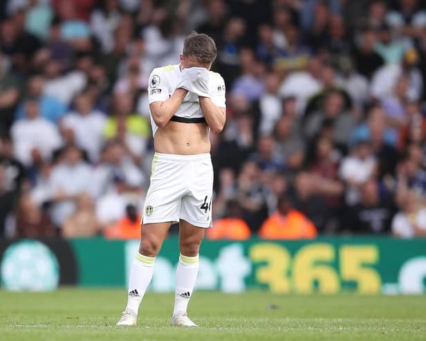 STOP START - Jamie Shackleton didn't get the minutes he would have hoped for as niggles and the Leeds United pecking order kept him out of action at times. Pic: Getty
