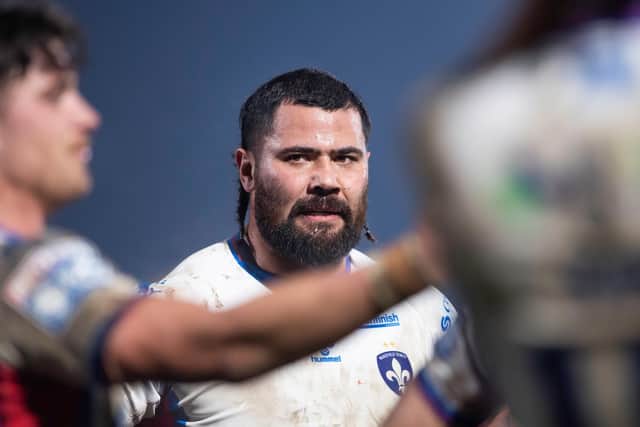 Wakefield Trinity forward David Fifita is the last piece of the All Stars jigsaw to face England at Warrington. Picture: Allan McKenzie/SWpix.com.