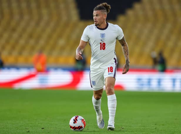 STARTING: Leeds United's Kalvin Phillips as England take on Hungary in the Nations League at Molineux. Photo by Robin Jones/Getty Images.