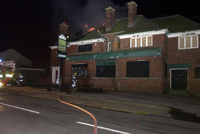 Were you a regular at The Woodway in Hawksworth? It was destroyed by fire in September 2001.