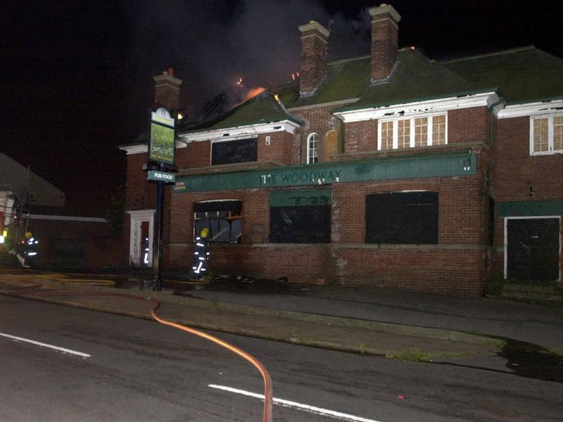 Were you a regular at The Woodway? It was destroyed by fire in September 2001.