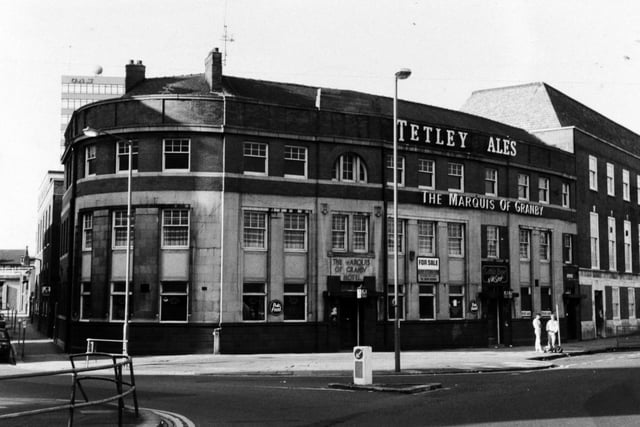The Marquis of Granby on Eastgate, pictured in August 1984, was converted into a shop and offices.