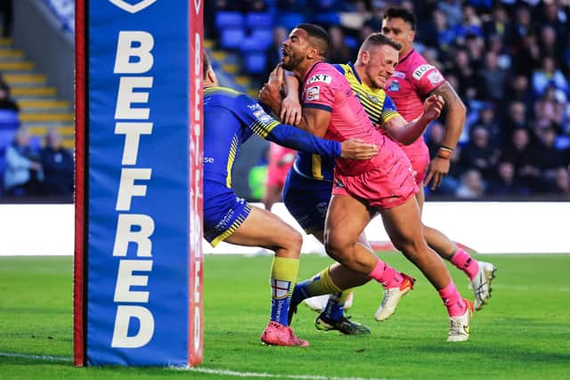 Kruise Leeming was the man of the match in his last outing against Warrington Wolves. (Picture: SWPix.com)