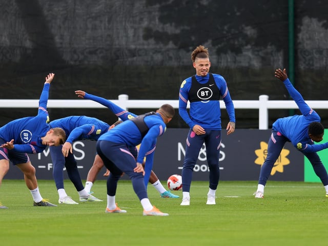 Mohammed Butt said this was a chance for Phillips to shine, without Declan Rice next to him but felt the Leeds player looked 'rickety and rusty' and did his chances of leaving Elland Road no favours.