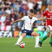 TOUGH NIGHT - Leeds United star Kalvin Phillips played all 90 minutes as England lost 4-0 to Hungary. Pic: Getty