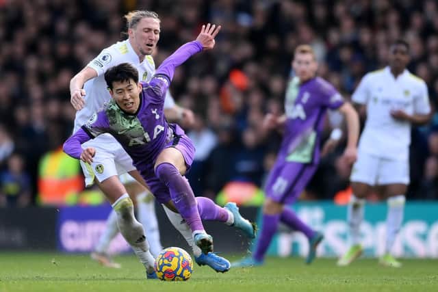 Leeds United will battle a home fixture against Tottenham Hotspur on the final day of the Premier League season. Pic: Laurence Griffiths.