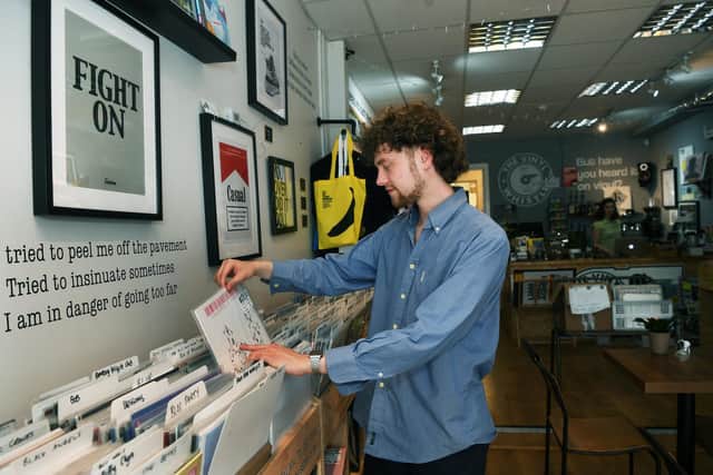 The Vinyl Whistle, Headingley. Pictured: manager Freddie Noonan. Photo: Jonathan Gawthorpe