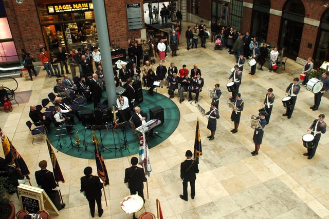 The launch of the Leeds Poppy Appeal at The Light in October 2007.