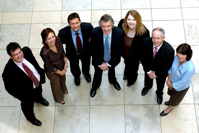 Thjis is the team from One Medicare who a contract to open a new NHS GP practice in The Light. Pictured, from left, is Dr Phil Earnshaw (CEO), Rachel Beverley-Stevenson (commercial director), Dr Patrick Wynn (clinical development director), Robert Smith (finance director), Lindsey Bell (project administrator), Alan Grimes (operations director) and Sandra Greenwood (nurse manager).