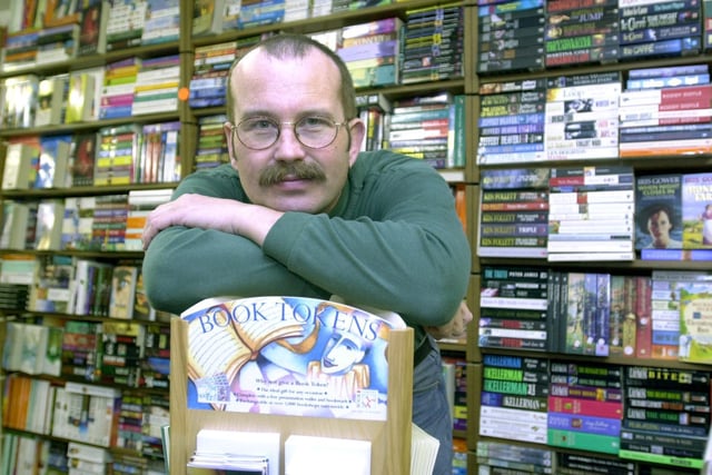 This is Roger Crossland owner of Garforth Bookshop, who launched the first dedicated website for the supply of book tokens to the public in March 2000.