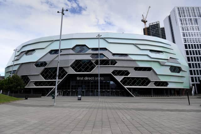 Leeds will bid to host the Eurovision Song Contest at the First Direct Arena