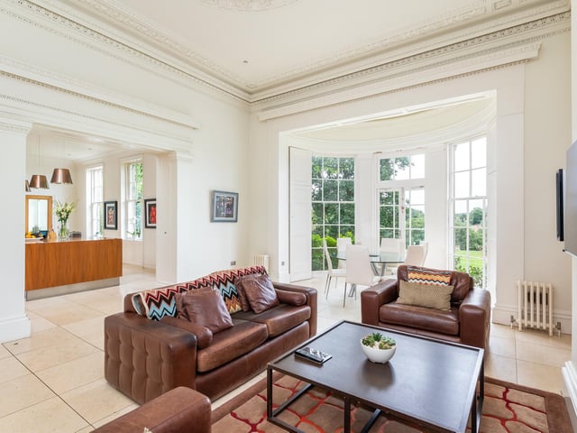 The house provides close to 15,000 square feet of beautifully presented and classically proportioned accommodation, including a host of formal and informal reception rooms.