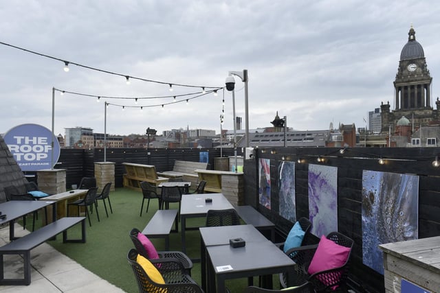 The rooftop bar at East Parade combines classy cocktails with much-loved DJs and a dog-friendly policy. Enjoy a range of drinks in comfortable seating with a view of  the city centre from above.
