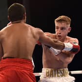 Unbeaten Leeds pro' boxer Jack Bateson in June 2019 action against Bayardo Ramos in his home city. Picture: Steve Riding.