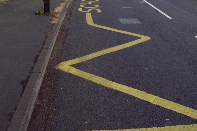 These zig-zags outside Moor Allerton Hall Primary on Lidgett Lane were proving a talking point.
