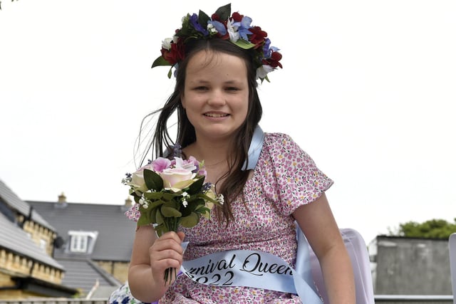 Carnival Queen Ellie Whitaker, 12.