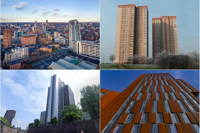 The following buildings are the tallest in Leeds