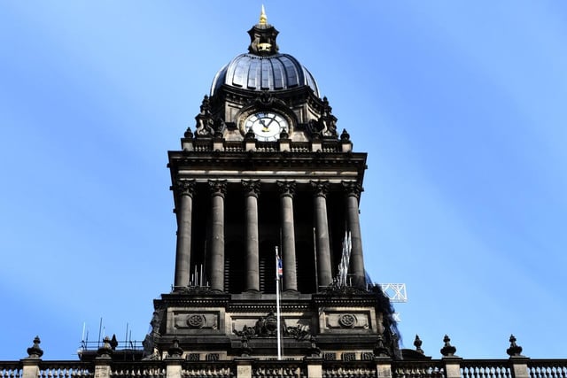 Leeds Town Hall opened in 1858 and it's still one of the tallest buildings in the city, with its clock tower rising to 68.5m high. A Grade-I listed building, it now serves mainly as conference and wedding venue.