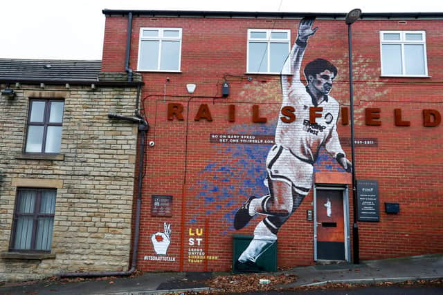 The Gary Speed mural in Bramley. Pic: George Wood.