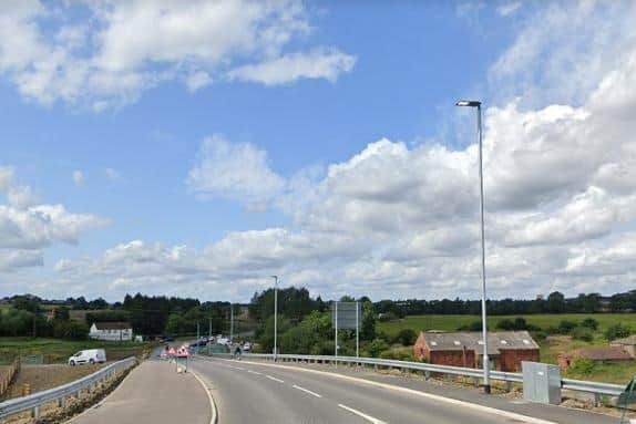 Manston Lane, near the roundabout with William Parkin Way, where the crash took place (Photo: Google)