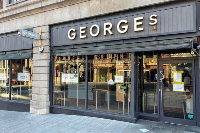 Leeds diners have been left in shock after George's Great British Kitchen on the Headrow Leeds closed suddenly.