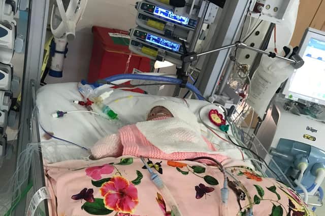 Fran Simpson, from Garforth, gave birth in April 2020 and was told her daughter Savannah Simpson-Grant had a number of congenital heart defects.