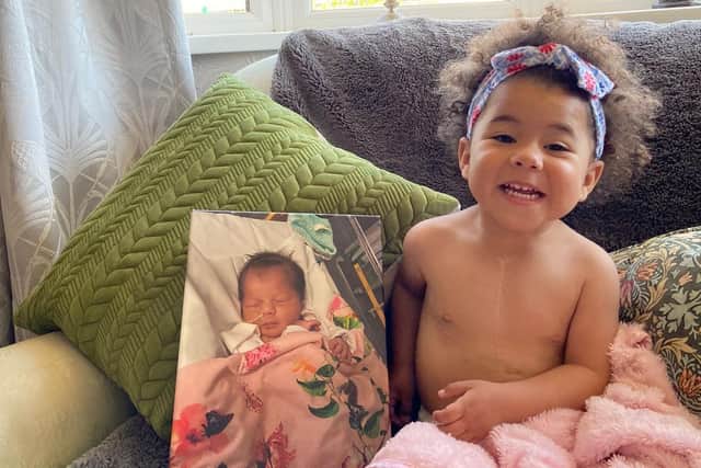 Fran Simpson, from Garforth, gave birth in April 2020 and was told her daughter Savannah Simpson-Grant had a number of congenital heart defects.