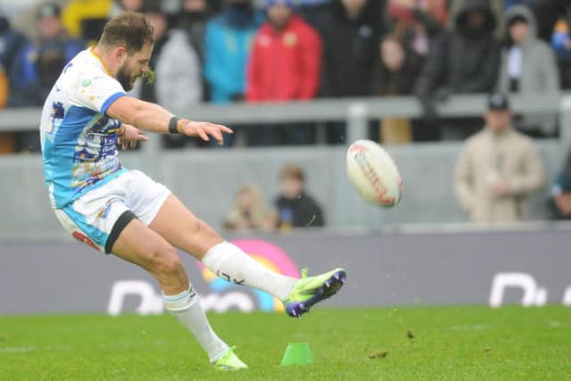 Aidan Sezer is back in Rhinos' initial squad after being sidelined since the end of March. Picture by Steve Riding.