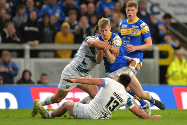 Max Simpson is back in Rhinos' 21. Picture by Bruce Rollinson.