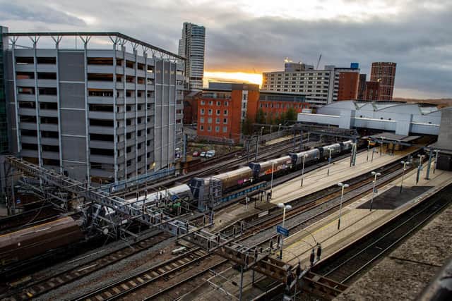 Rail services in Leeds will be severely disrupted due to strike action. Picture: Bruce Rollinson