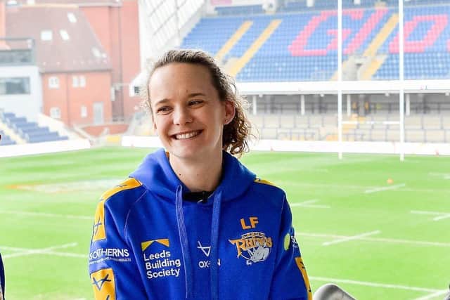 Leeds Rhinos' Women's coach Lois Forsell Picture by Will Palmer/SWpix.com