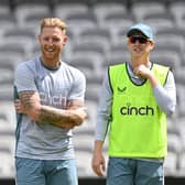 Harry Brook (right) is in the England Test squad for this week's Test at Headingley against New Zealkand Picture: Gareth Copley/Getty Images)