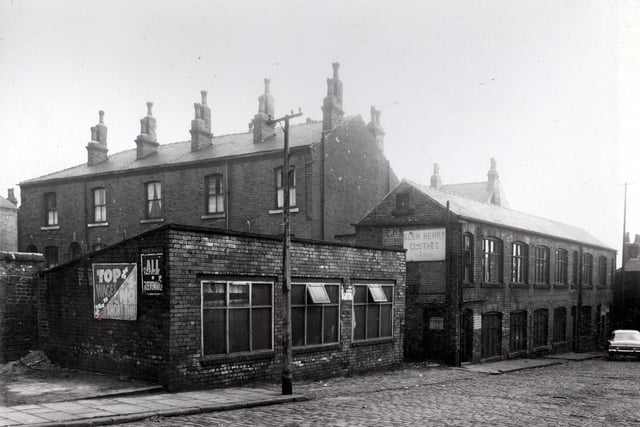 Clothing factoery 'Glen Henry Clothes Ltd' on  Woerth Place pictured in April 1958.