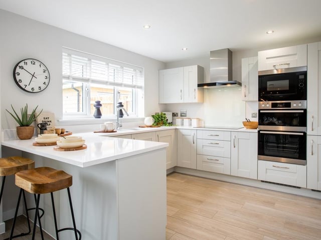 It benefits from a private study, lounge and an expansive family kitchen.
