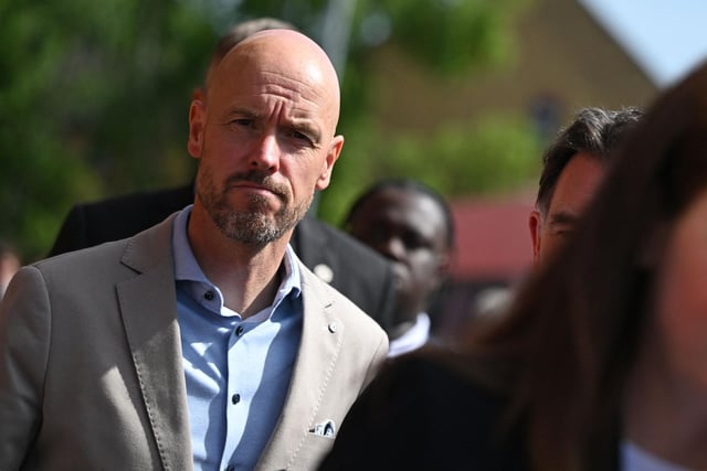 New Manchester United boss Erik ten Hag has not yet dipped into the transfer market since assuming control at Old Trafford but is reportedly eyeing a move for Barcelona midfielder Frenkie de Jong, who previously worked under Ten Hag at AFC Ajax (Photo by JUSTIN TALLIS/AFP via Getty Images)